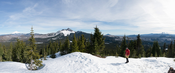 Maxwell Butte View - from Mt. Hood to the Sisters and beyond