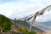 Prayer Flags and the Dhaulagiri Himal